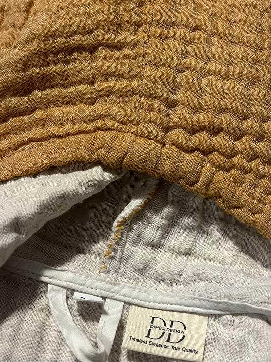 Mini Musselin Bademantel - Honigbär