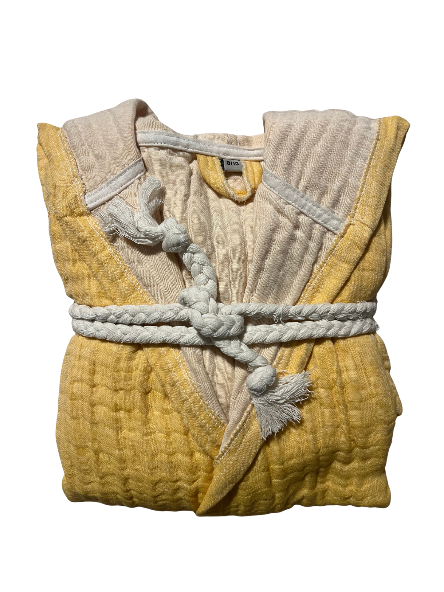 Mini Musselin Bademantel - Sonnenstrahl