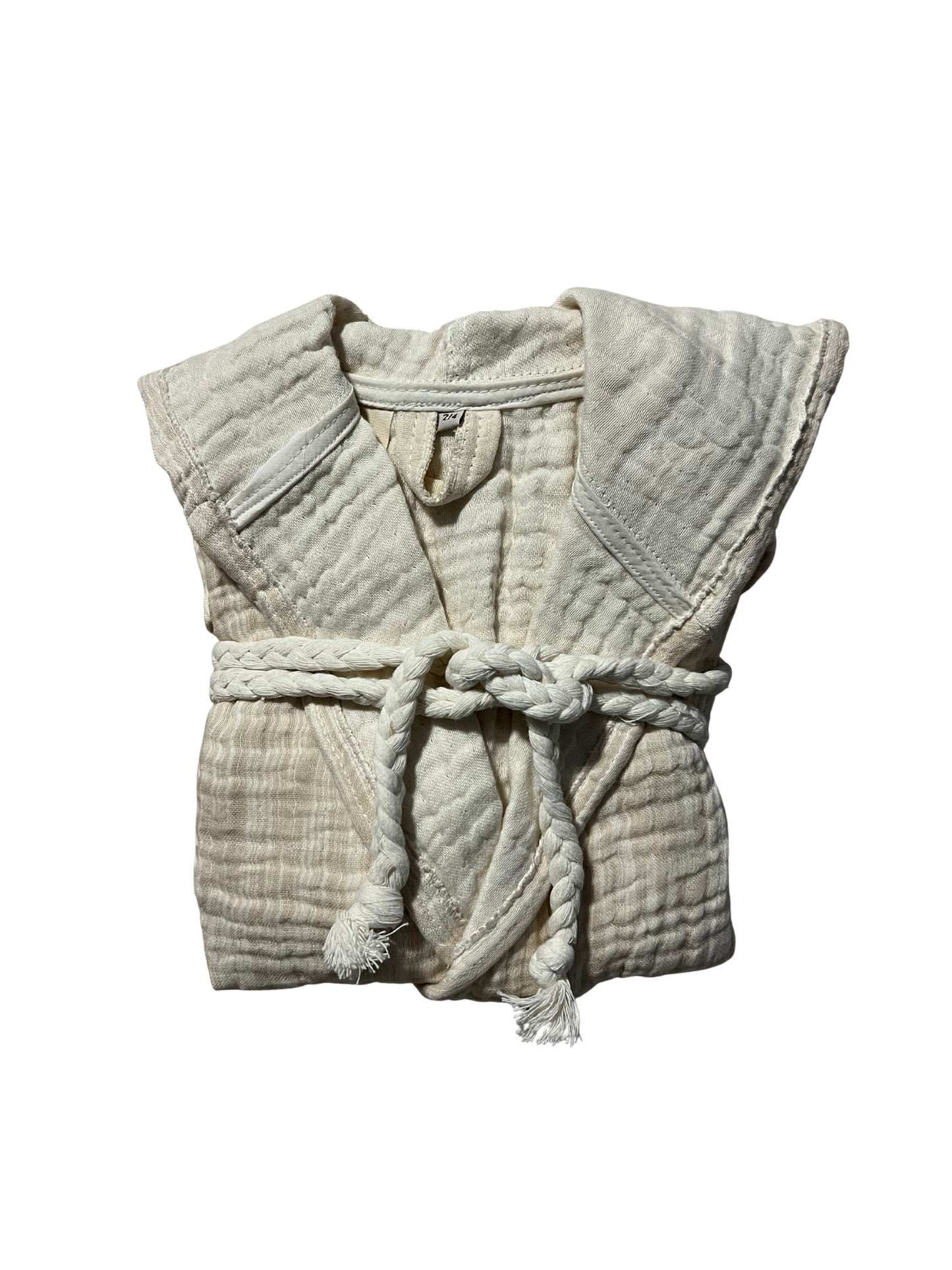 Mini Musselin Bademantel - Sandkeks