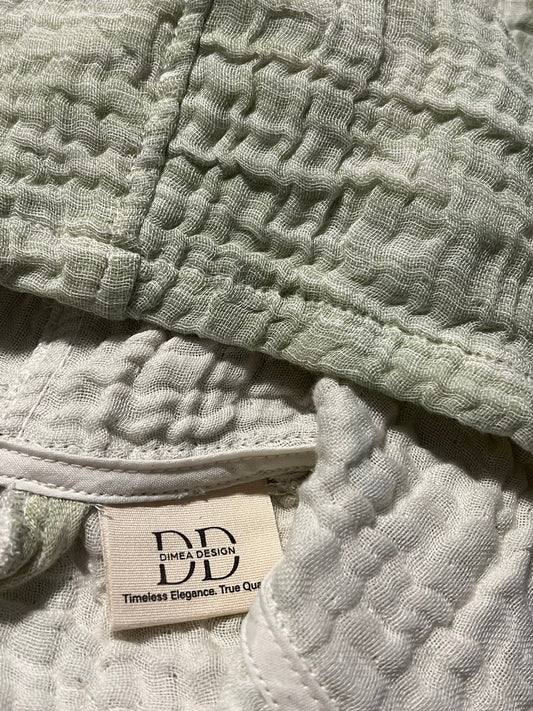 Mini Musselin Bademantel - Apfelgrün