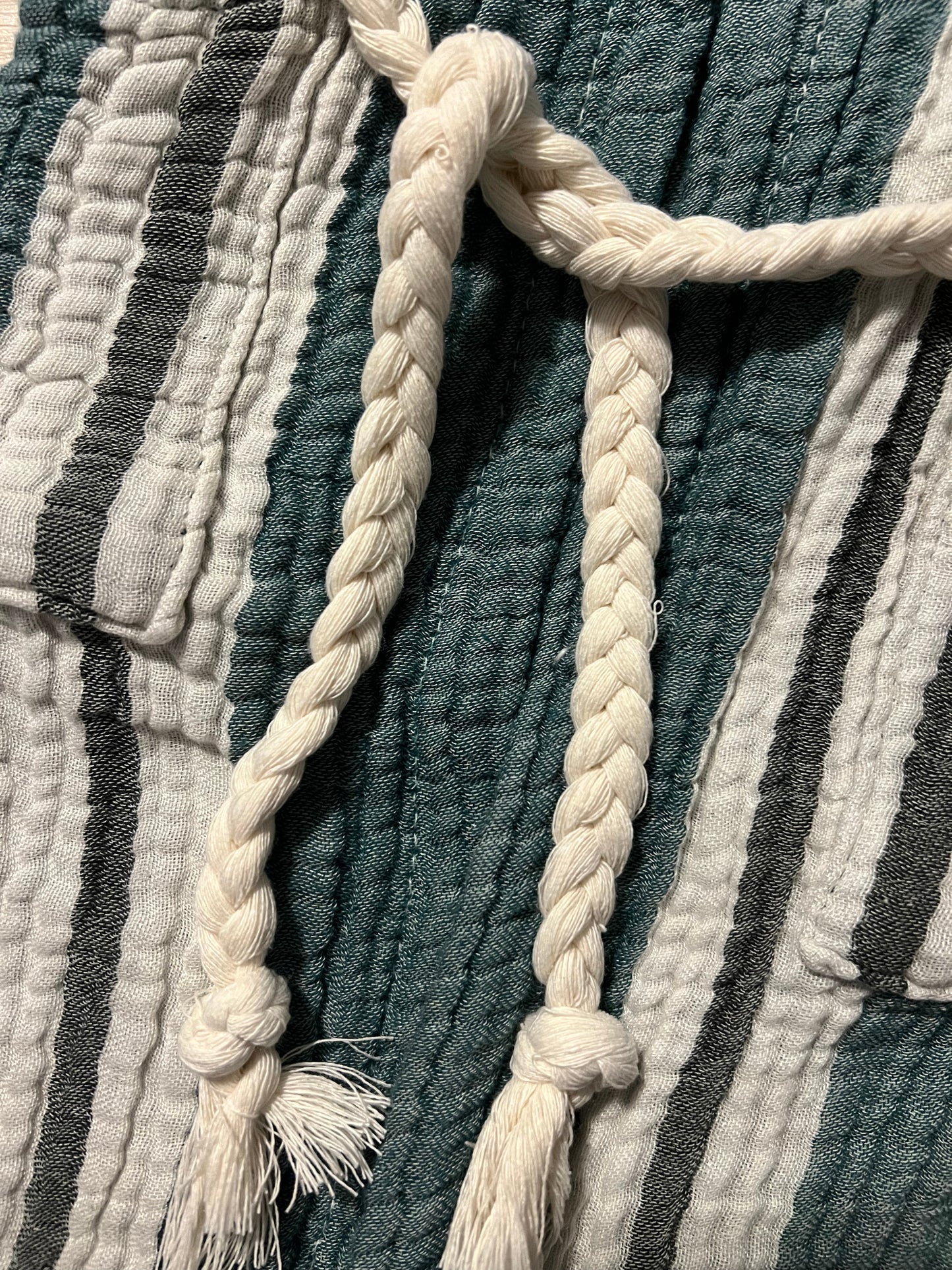 Mini Musselin Bademantel - Tiefseemix