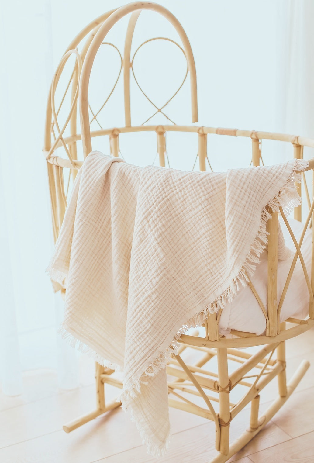 Musselin Babydecke