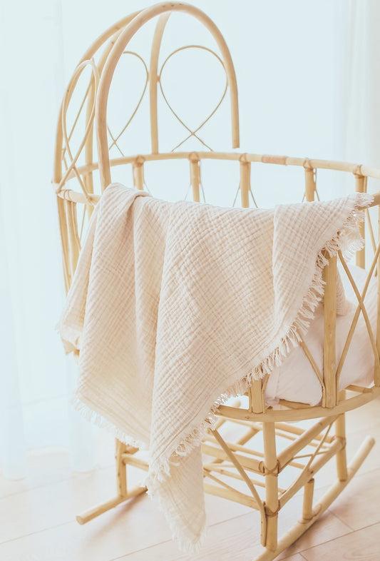 Musselin Babydecke