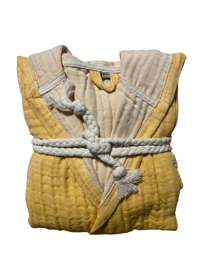 Mini Musselin Bademantel - Sonnenstrahl