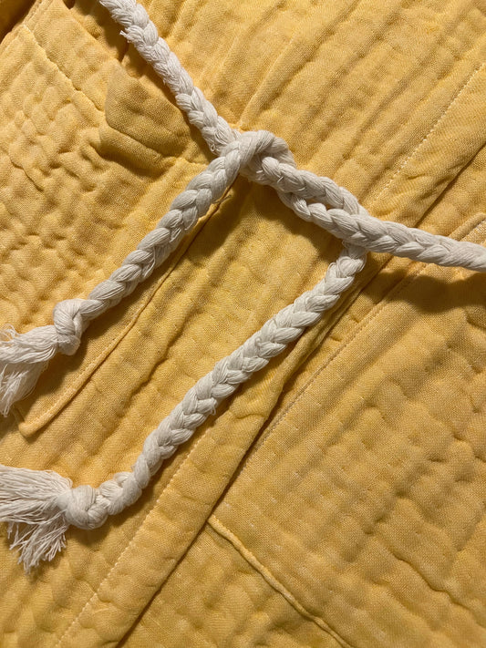 Mini Musselin Bademantel - Sonnenstrahl