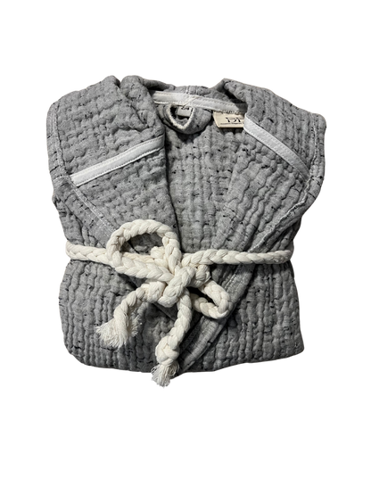 Mini Musselin Bademantel - Sternentupfen
